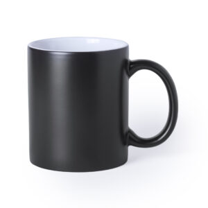 Taza mágica 11 oz negro mate para sublimación